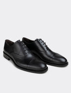 Black Leather Classic Shoes
