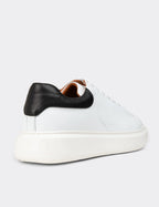 Men's White Leather Sneakers