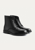 Classic Black Leather Boots