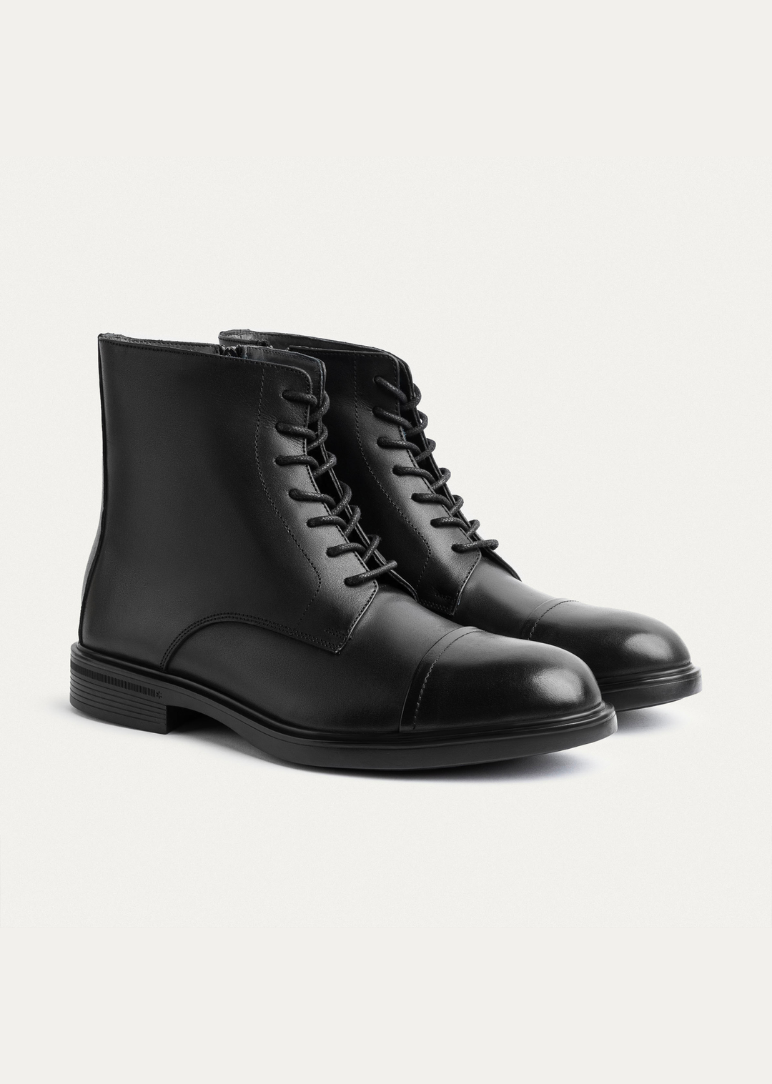 Classic Black Leather Boots