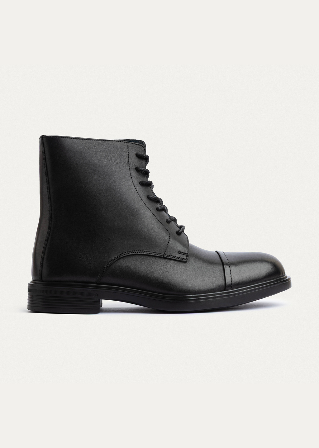 Classic Black Leather Boots
