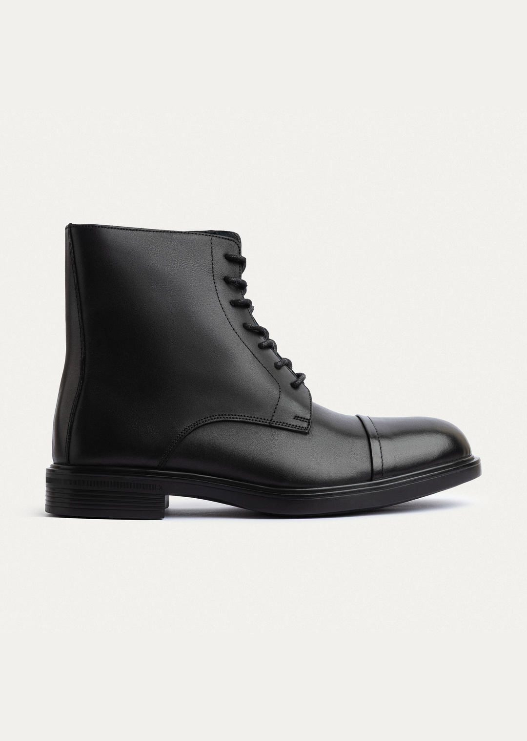 Classic Black Leather Boots