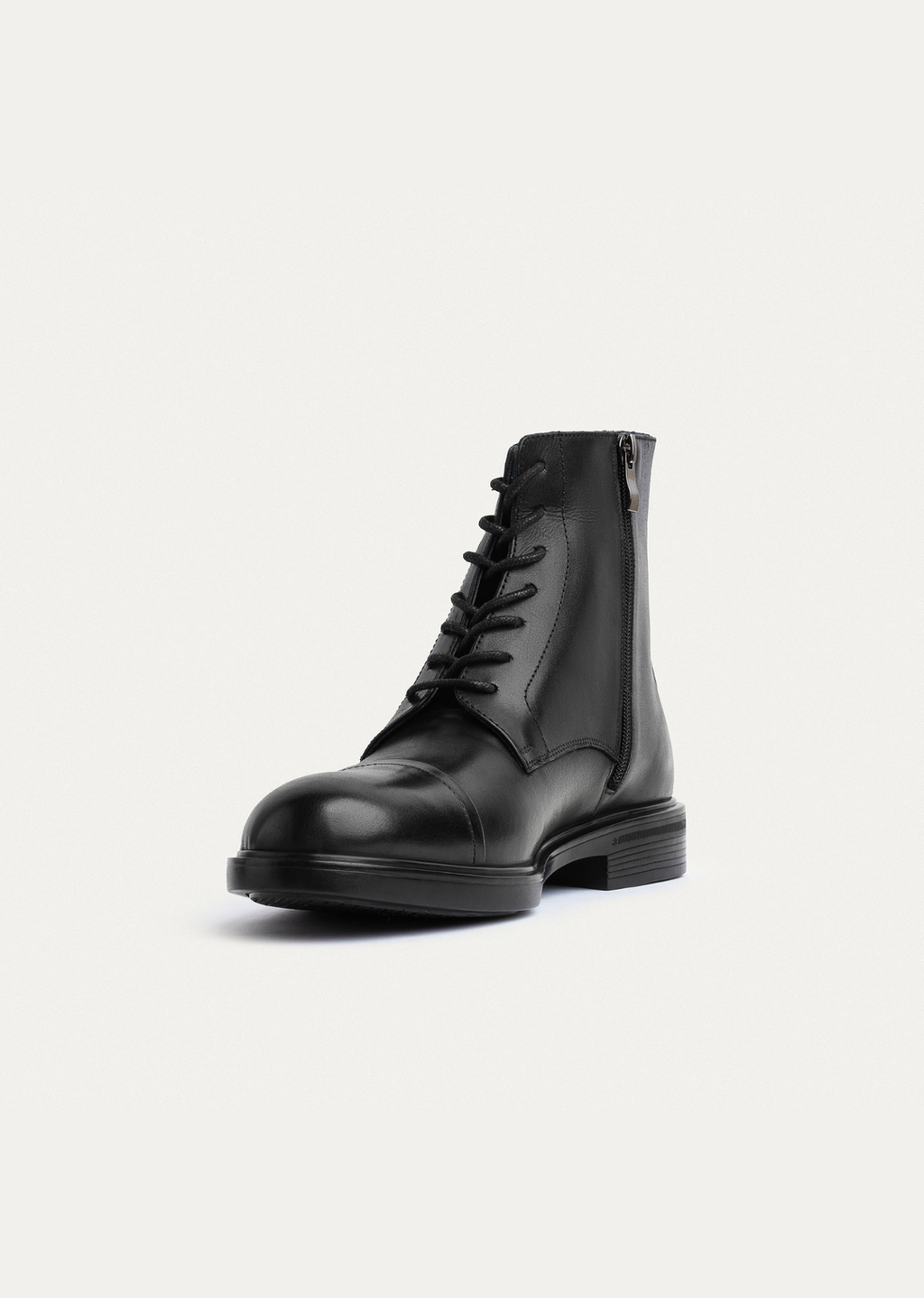 Classic Black Leather Boots