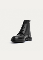 Classic Black Leather Boots
