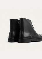 Classic Black Leather Boots