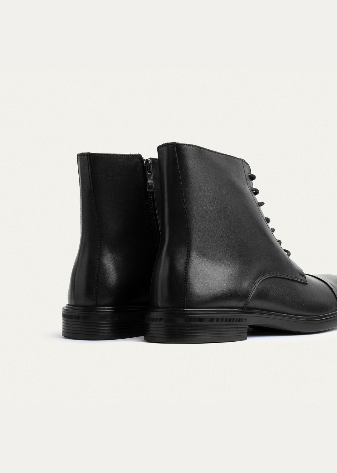 Classic Black Leather Boots