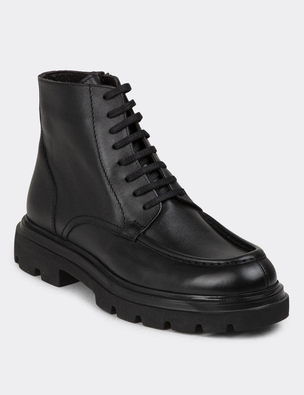 Black Leather Boots