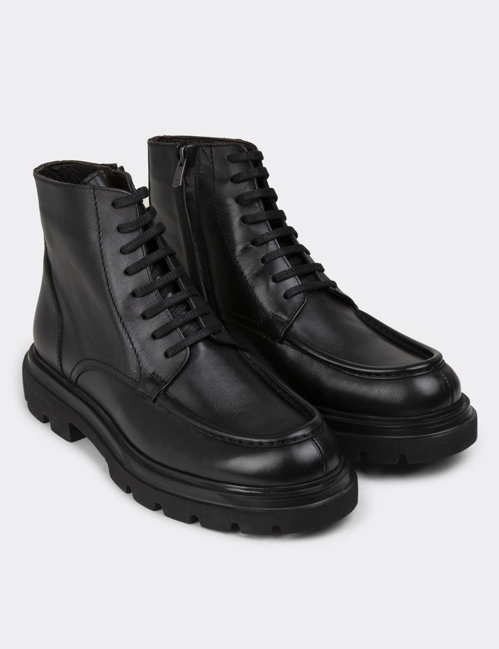 Black Leather Boots