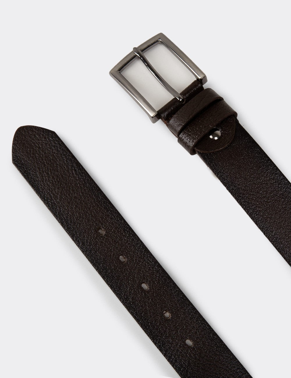 Leather Brown Men's Belt