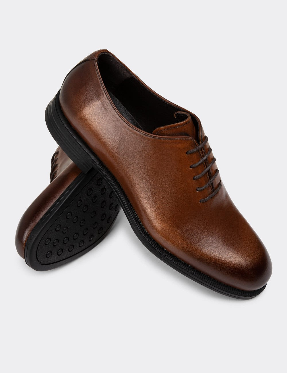 Copper Leather Classic Shoes