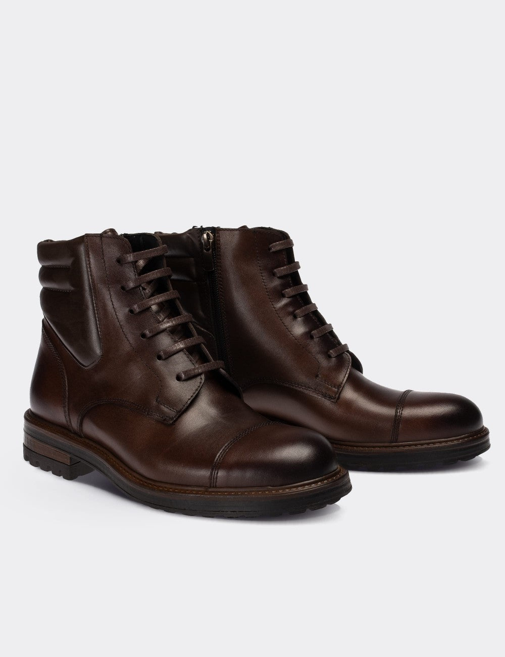 Brown Leather Boots