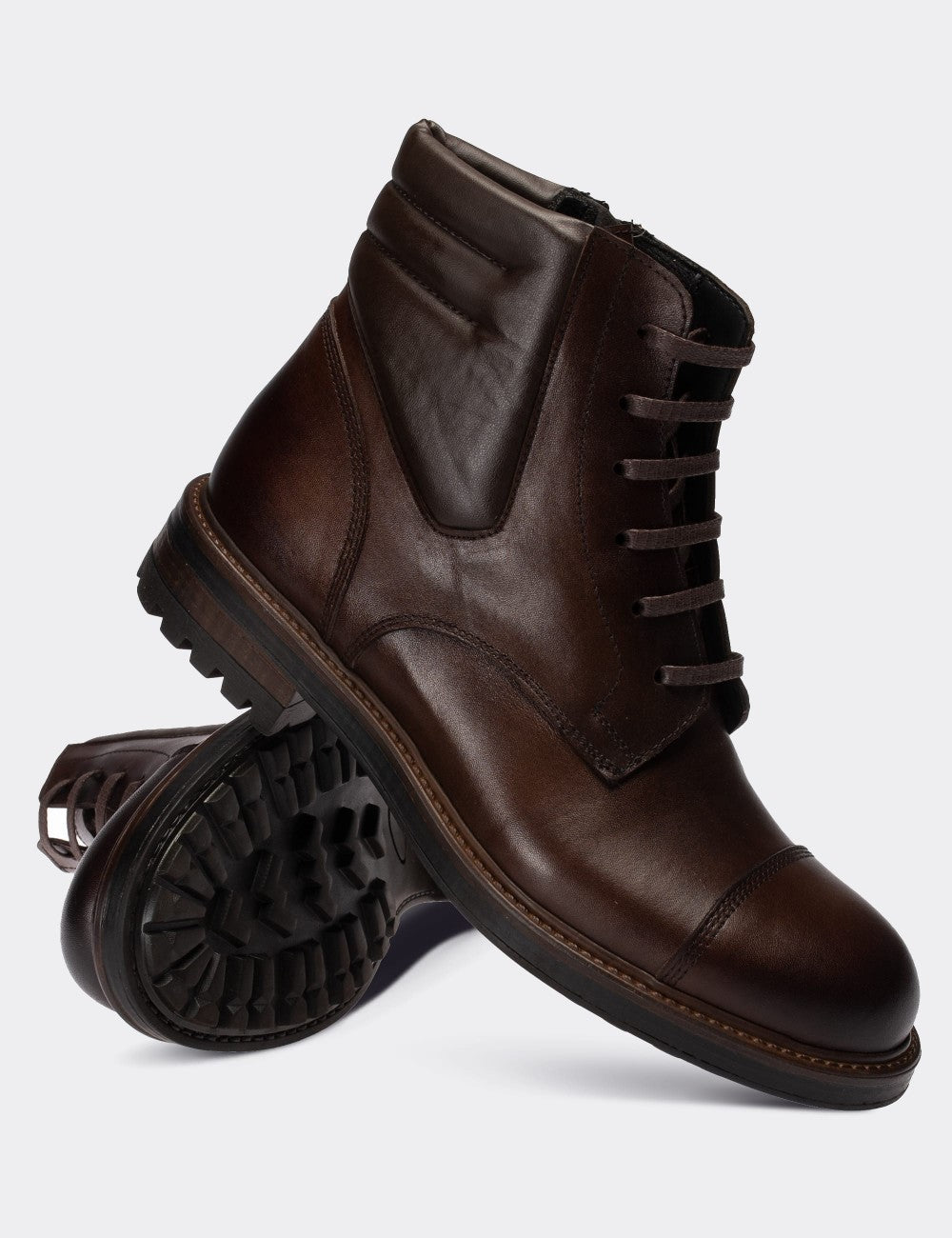 Brown Leather Boots