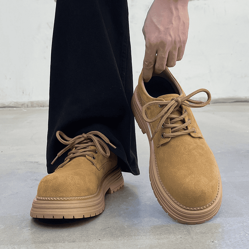 Suede Platform Boots