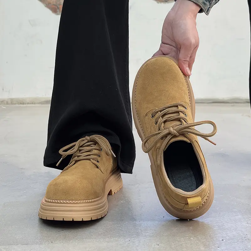 Suede Platform Boots