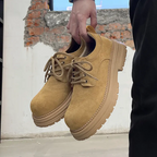 Suede Platform Boots