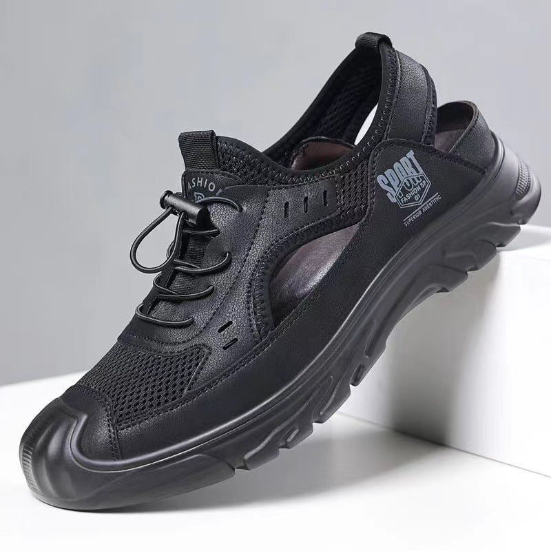Openwork Athletic Mesh Sandals