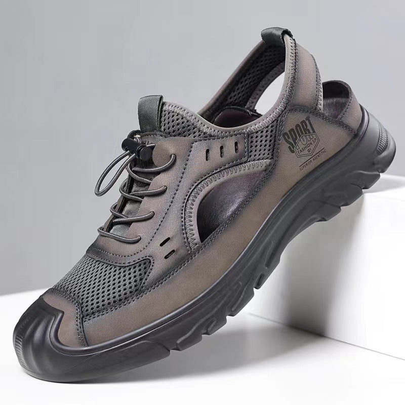 Openwork Athletic Mesh Sandals