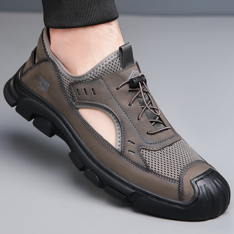 Openwork Athletic Mesh Sandals