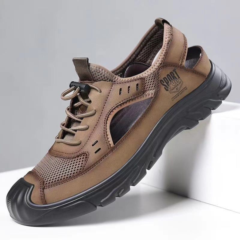 Openwork Athletic Mesh Sandals