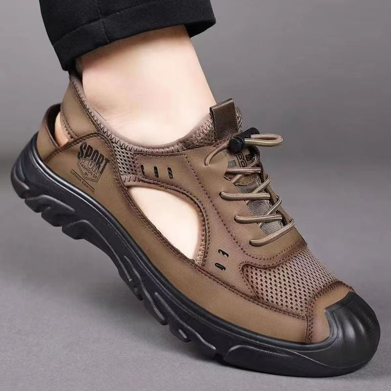 Openwork Athletic Mesh Sandals