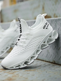 Men's Letter Design Fall Running Durable Athletic Jogging Shoes