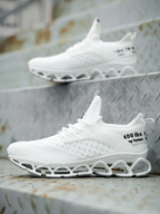 Men's Letter Design Fall Running Durable Athletic Jogging Shoes