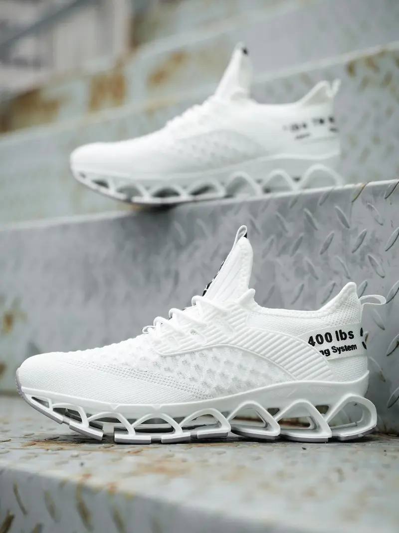 Men's Letter Design Fall Running Durable Athletic Jogging Shoes