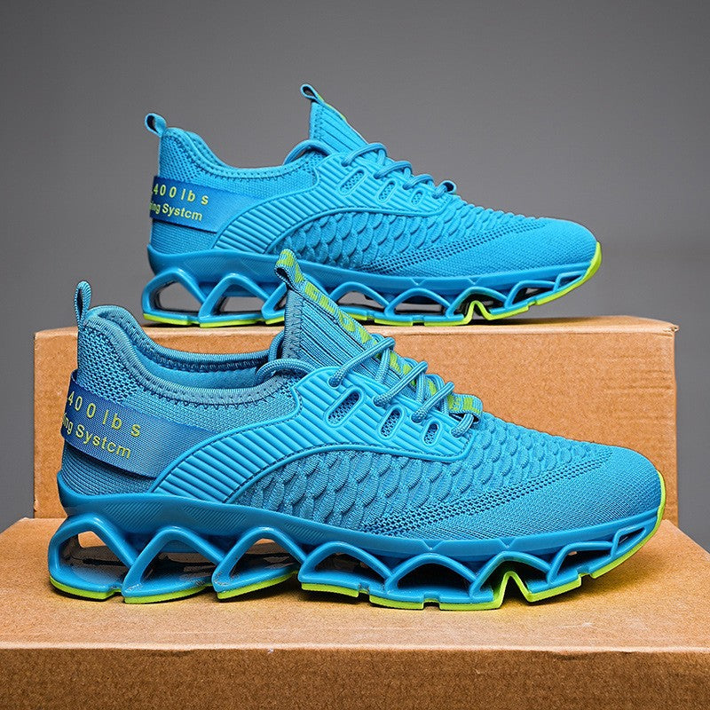 Men's Letter Design Fall Running Durable Athletic Jogging Shoes