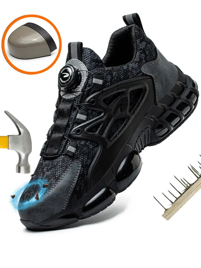 Men's Casual Breathable Mesh Work Shoes