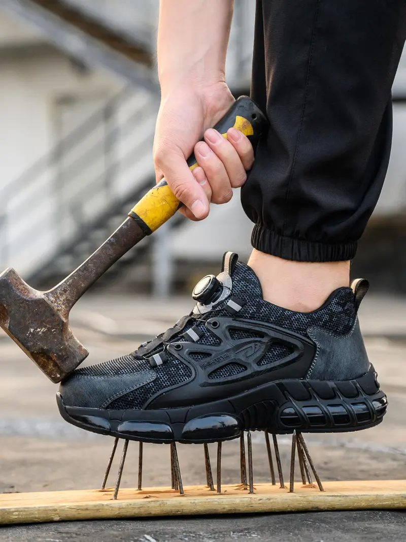 Men's Casual Breathable Mesh Work Shoes