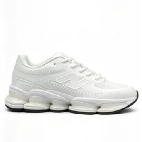 White Chunky Sole Sneakers