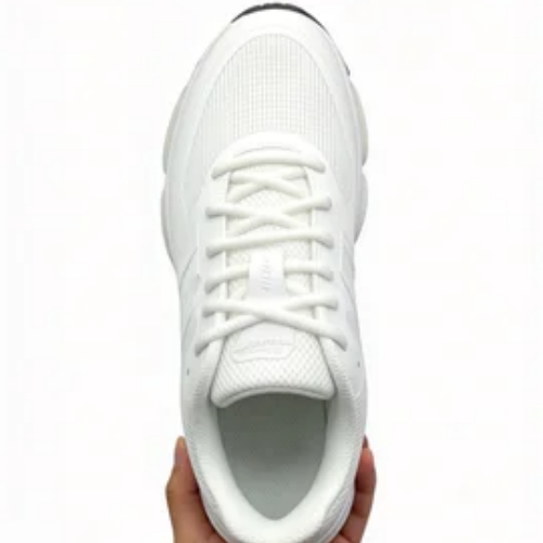 White Chunky Sole Sneakers