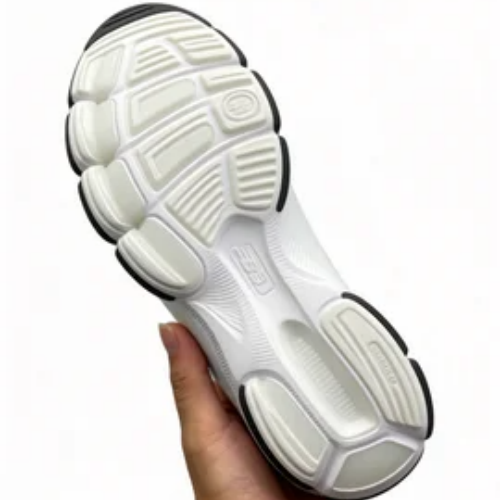 White Chunky Sole Sneakers