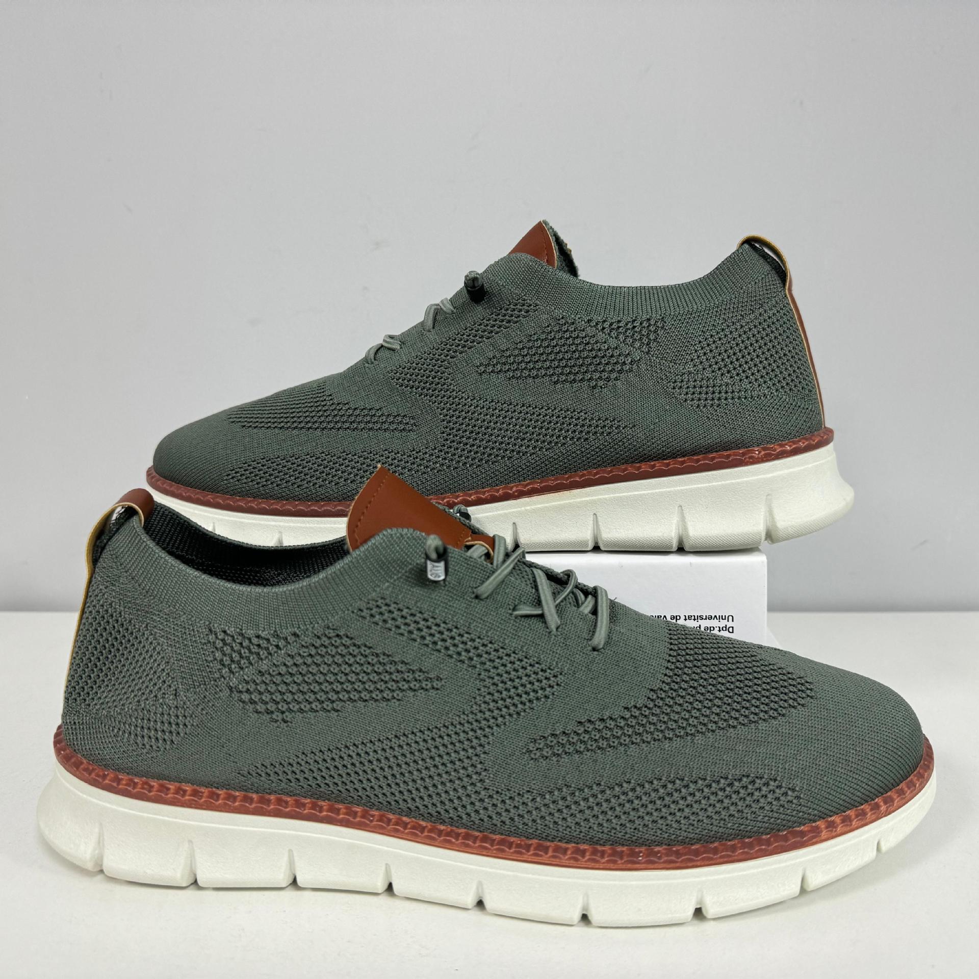 Men's Mesh Sneakers Oxfords Business Casual Walking Shoes