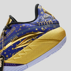 Premium Gold-Accent Men's Basketball Sneakers