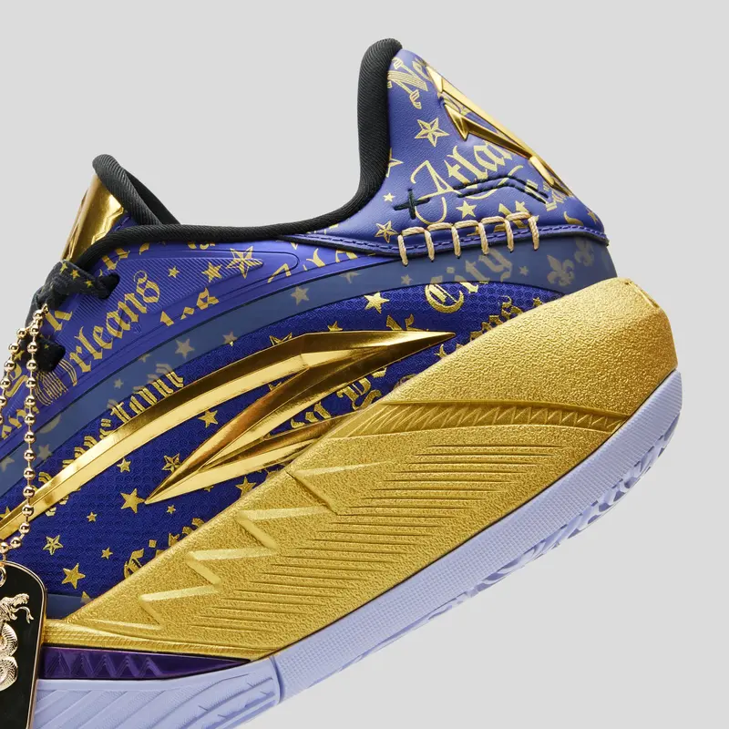 Premium Gold-Accent Men's Basketball Sneakers