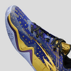 Premium Gold-Accent Men's Basketball Sneakers