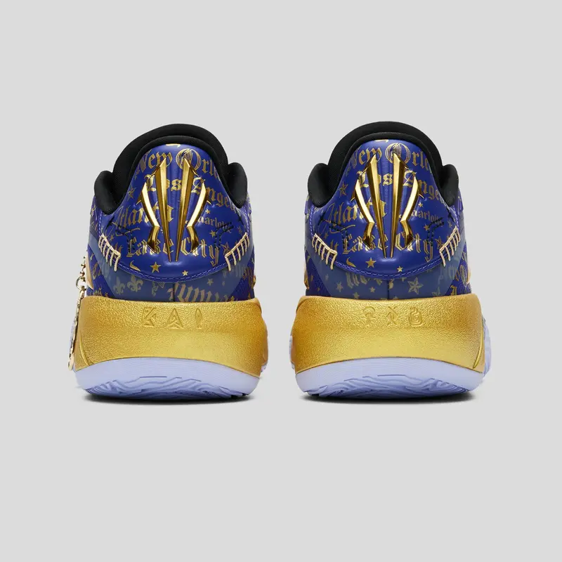 Premium Gold-Accent Men's Basketball Sneakers