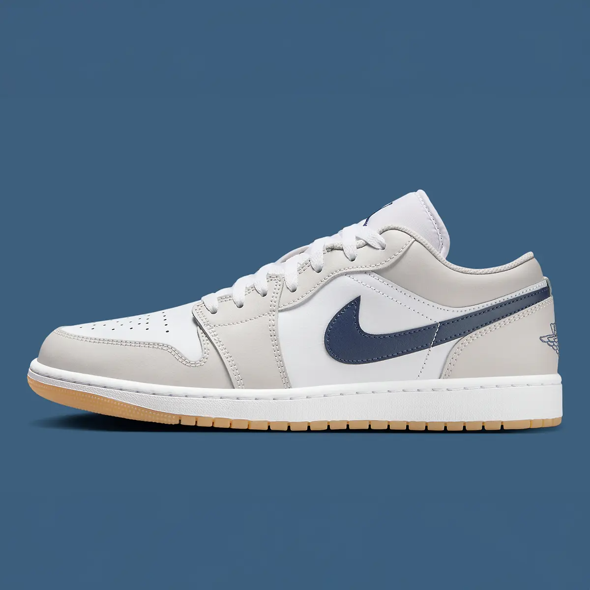 Men's Fashion Low Midnight Navy Neutral Grey Sneaker