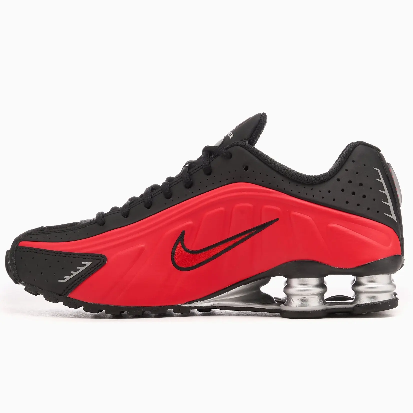 Shox R4 University Red Black Metallic Silver