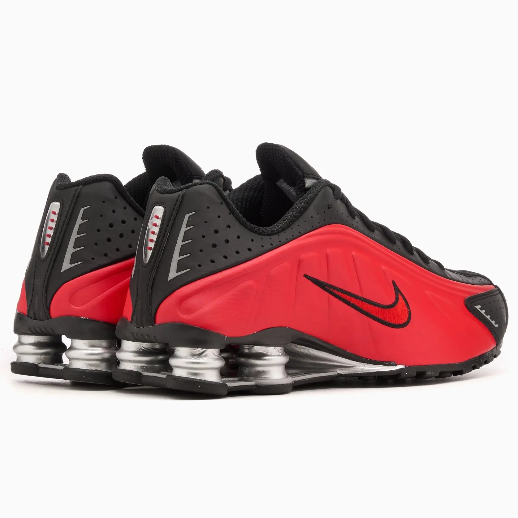 Shox R4 University Red Black Metallic Silver