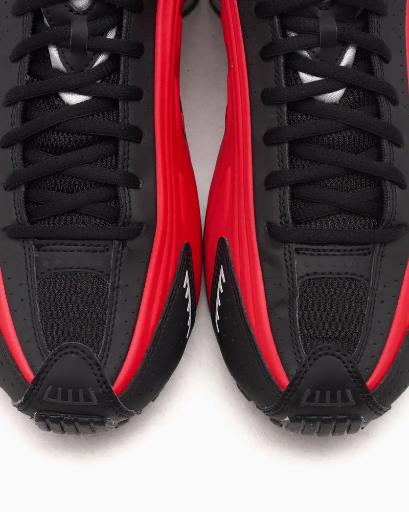 Shox R4 University Red Black Metallic Silver
