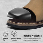 Western Square Toe Leather Work Boots