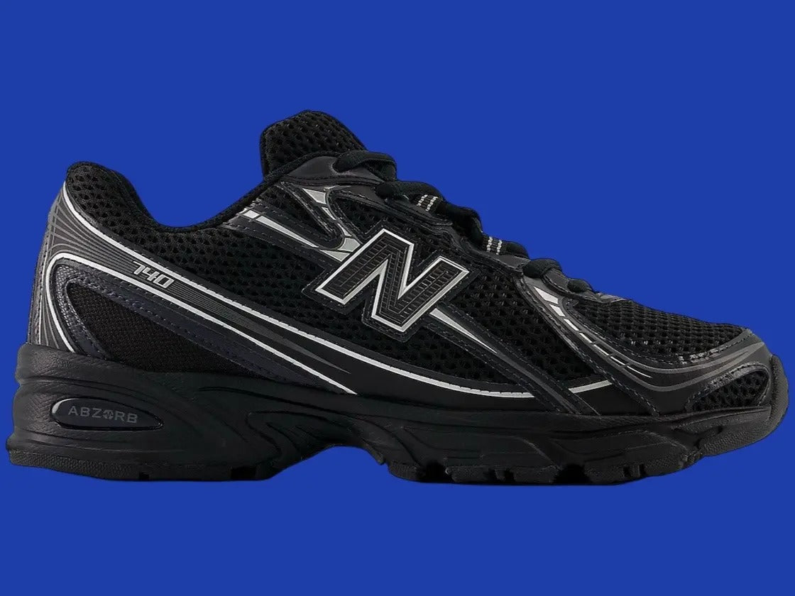 Men’s 740v2 Black Grey Silver Shoes