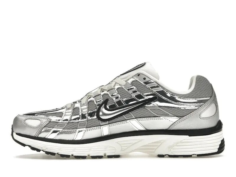 Men's P-6000 Metallic Silver Running Shoes