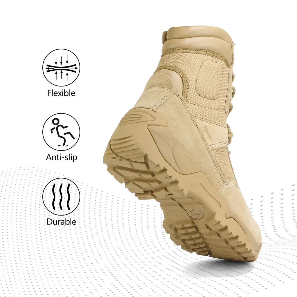 Men's Tactical Cuban Heel Boots