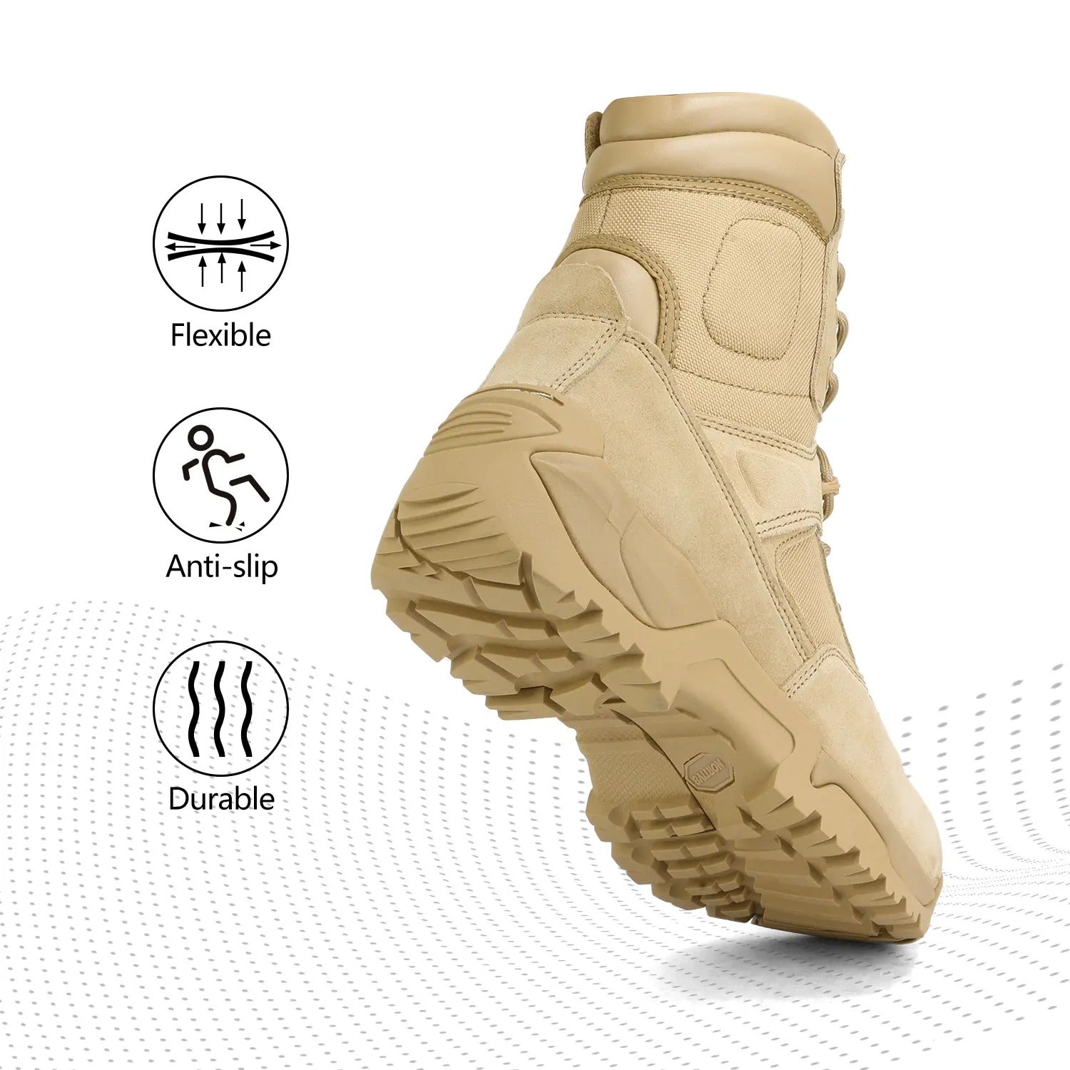 Men's Tactical Cuban Heel Boots