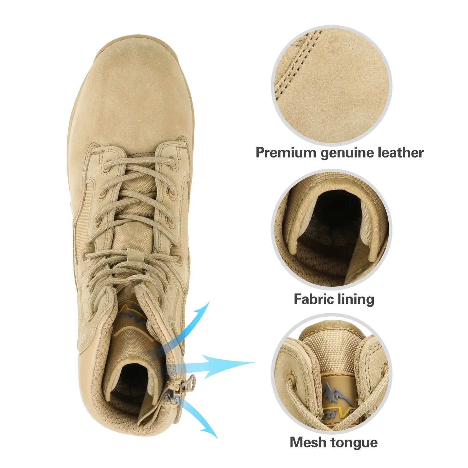 Men's Tactical Cuban Heel Boots
